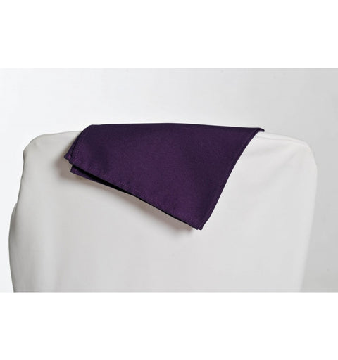Serviette de table prune pour mariage et réceptions