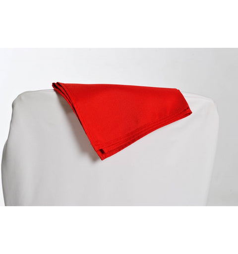 Serviette de table rouge pour mariage et réceptions