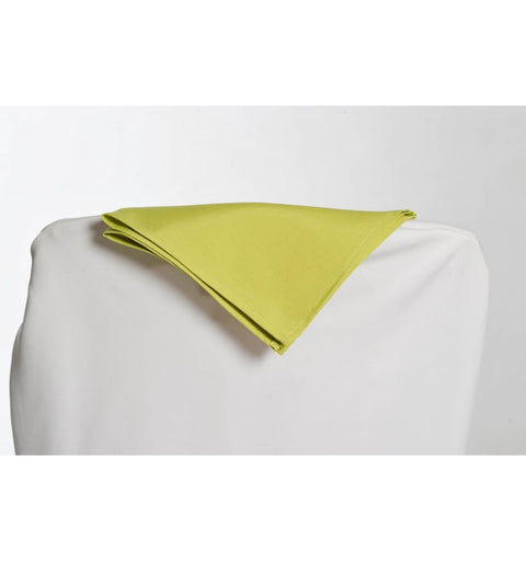 Serviette de table vert anis pour mariage et réceptions