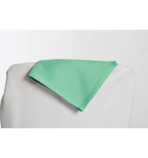 Serviette de table vert d'eau pour mariage et réceptions