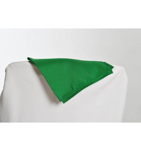Serviette de table vert gazon pour mariage et réceptions