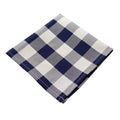 Serviette de table Vichy bleu marine