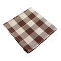 Serviette de table Vichy chocolat