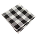 Serviette de table Vichy noire