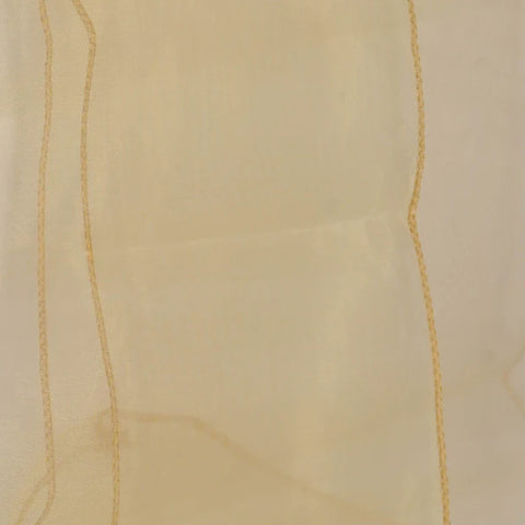 Tenture/Surnappe en Organza beige