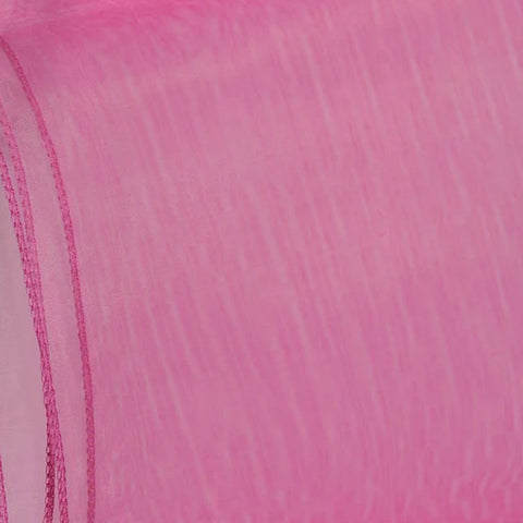 Tenture/Surnappe en Organza fuchsia