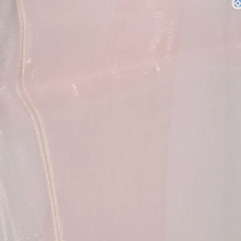 Tenture/Surnappe en Organza rose pâle
