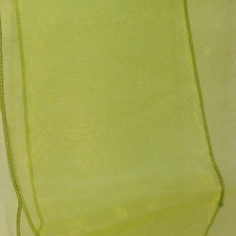Tenture/Surnappe en Organza vert anis