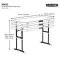 Dimensions de la table pliante et réglable Lifetime