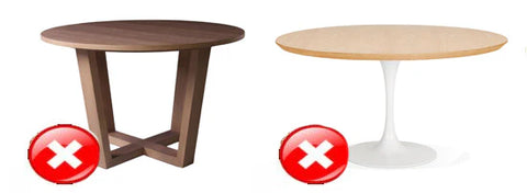 Housse pour table ronde - Compatibilité