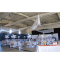 Tenture en Organza pour salle de mariage