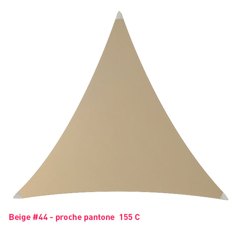 Triangle voile en lycra beige