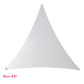 Triangle voile en lycra blanc