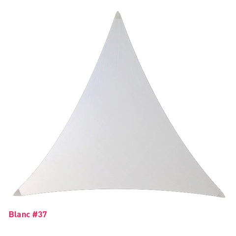 Triangle voile en lycra blanc