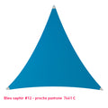 Triangle voile en lycra bleu saphir