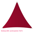 Triangle voile en lycra bordeaux
