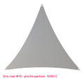 Triangle voile en lycra gris clair