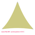 Triangle voile en lycra jaune pastel