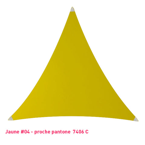 Triangle voile en lycra jaune