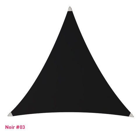 Triangle voile en lycra noir