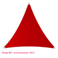 Triangle voile en lycra rouge