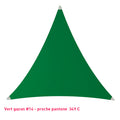 Triangle voile en lycra vert gazon